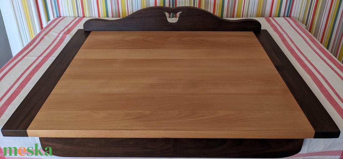 Tulipán Motívumos Nyújtódeszka - Népies Elegancia a Konyhádban! - otthon & életmód - konyhafelszerelés, tálalás - sütés, főzés - vágódeszka - Meska.hu