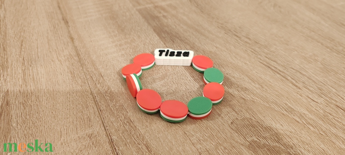 Tisza Nemzeti Karkötő  - ékszer - karkötő - gyöngyös karkötő - Meska.hu