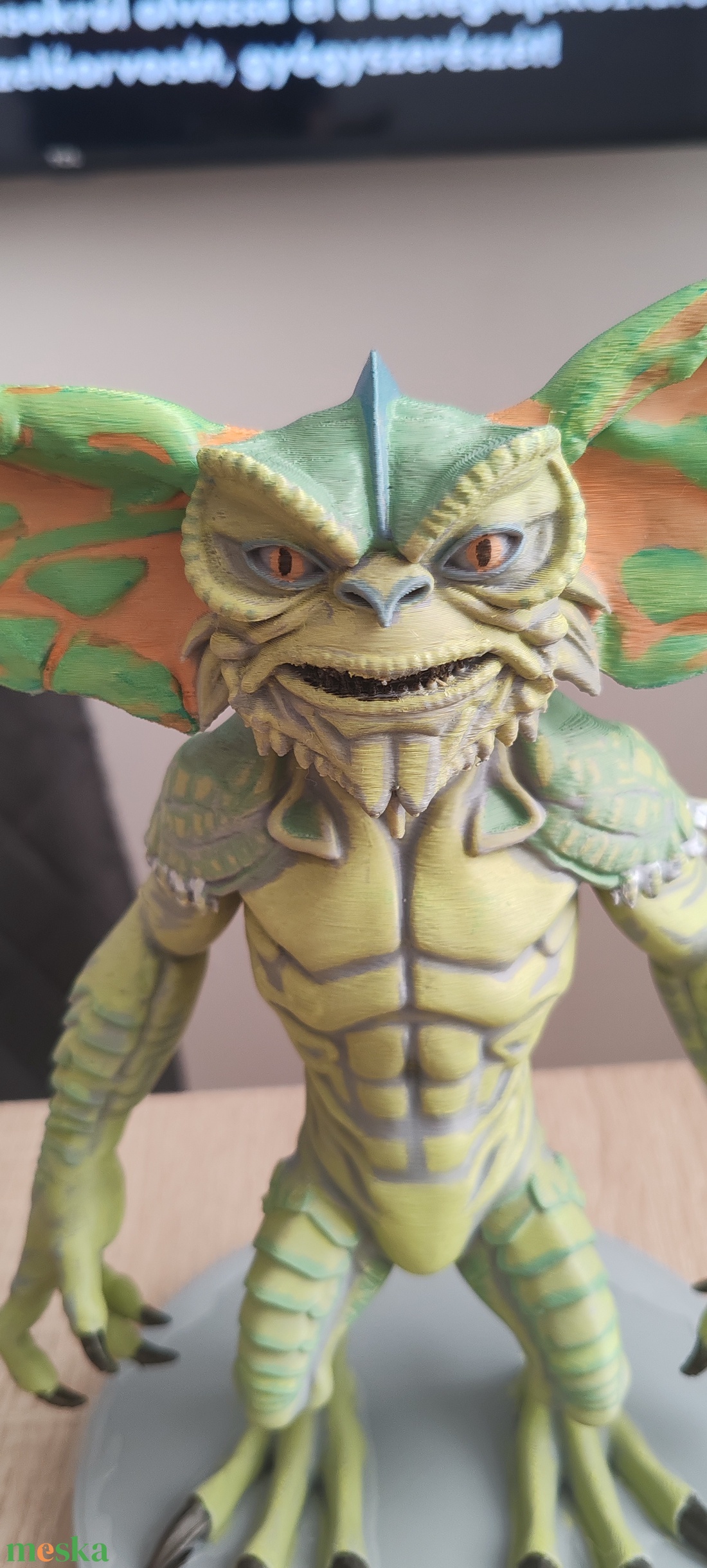 Gremlin Festett Brutál élethű - otthon & életmód - dekoráció - dekoratív figurák és szobrok - Meska.hu