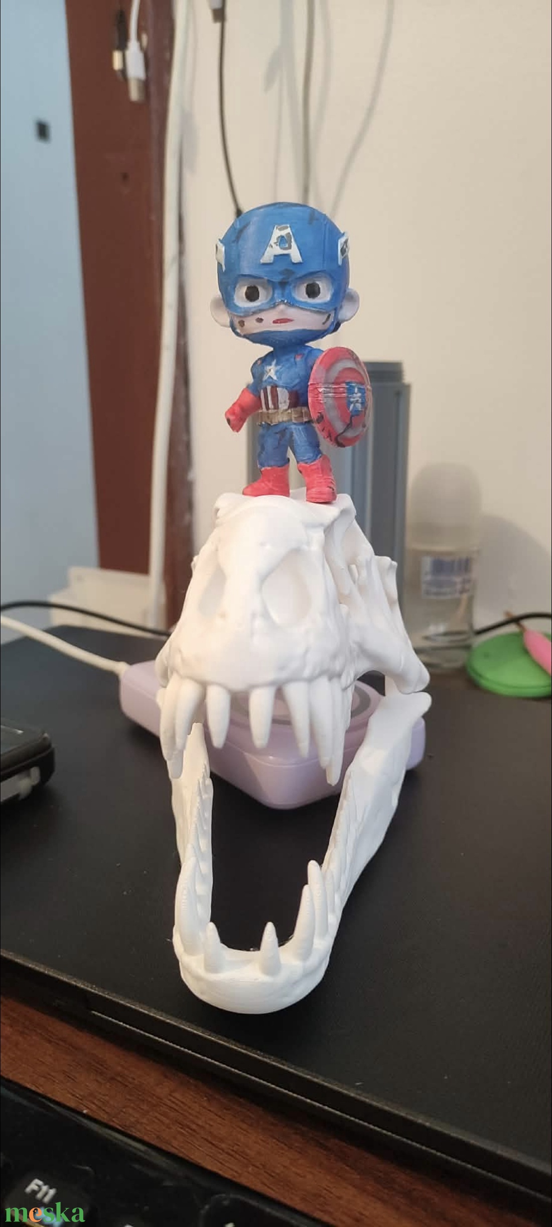 Bébi Amerika Kapitány 3D - otthon & életmód - dekoráció - dekoratív figurák és szobrok - Meska.hu