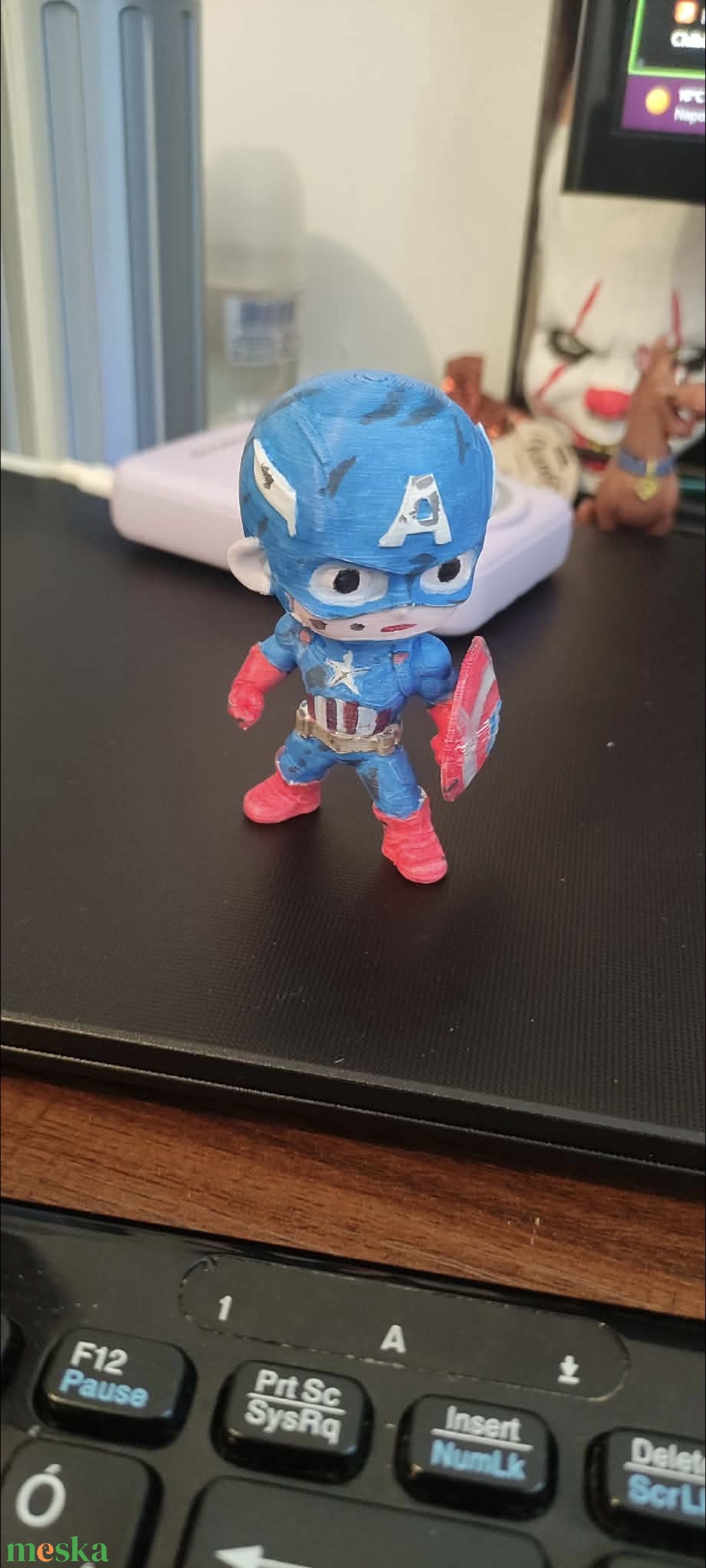 Bébi Amerika Kapitány 3D - otthon & életmód - dekoráció - dekoratív figurák és szobrok - Meska.hu