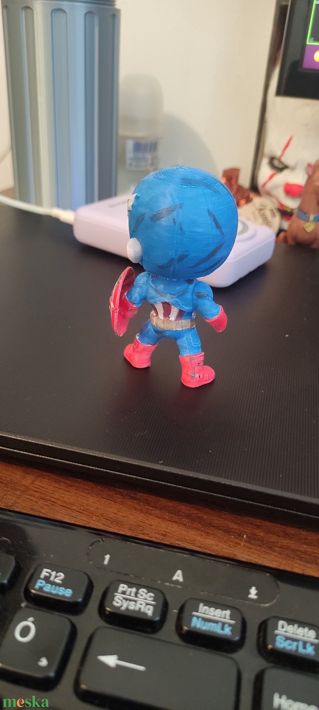 Bébi Amerika Kapitány 3D - otthon & életmód - dekoráció - dekoratív figurák és szobrok - Meska.hu