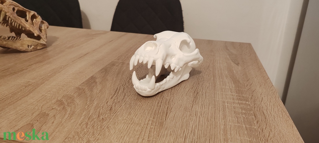 Farkas koponya 3D - játék & sport - plüssállat & játékfigura - plüss dínók - Meska.hu