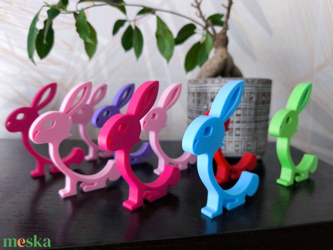 Húsvéti tojástartó nyuszikák - akár Ingyen - ünnepi díszek, dekorációk - húsvéti díszek és dekorációk - húsvéti tojástartó - Meska.hu