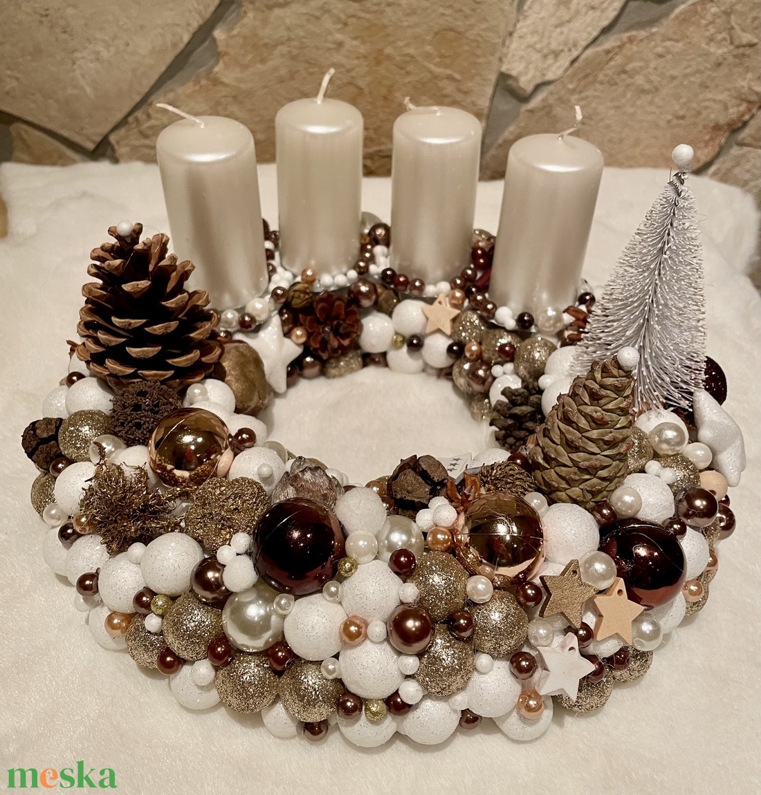Adventi koszorú - karácsony - adventi díszek - adventi asztaldísz - Meska.hu Adventi koszorú - karácsony - adventi díszek - adventi asztaldísz - Meska.hu