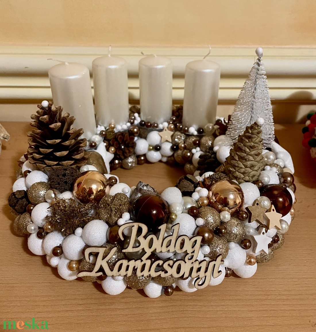 Adventi koszorú - karácsony - adventi díszek - adventi asztaldísz - Meska.hu Adventi koszorú - karácsony - adventi díszek - adventi asztaldísz - Meska.hu