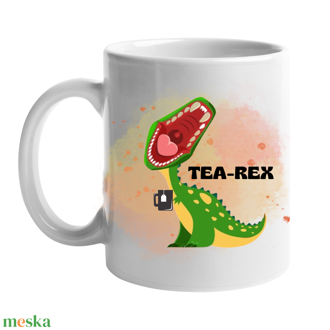 Tea-Rex bögre, 330 ml - otthon & életmód - konyhafelszerelés, tálalás - tálalás - bögre & csésze - Meska.hu