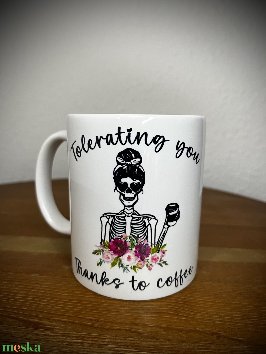 Tolerating you, thanks to coffee bögre, 330 ml - otthon & életmód - konyhafelszerelés, tálalás - tálalás - bögre & csésze - Meska.hu Tolerating you, thanks to coffee bögre, 330 ml - otthon & életmód - konyhafelszerelés, tálalás - tálalás - bögre & csésze - Meska.hu