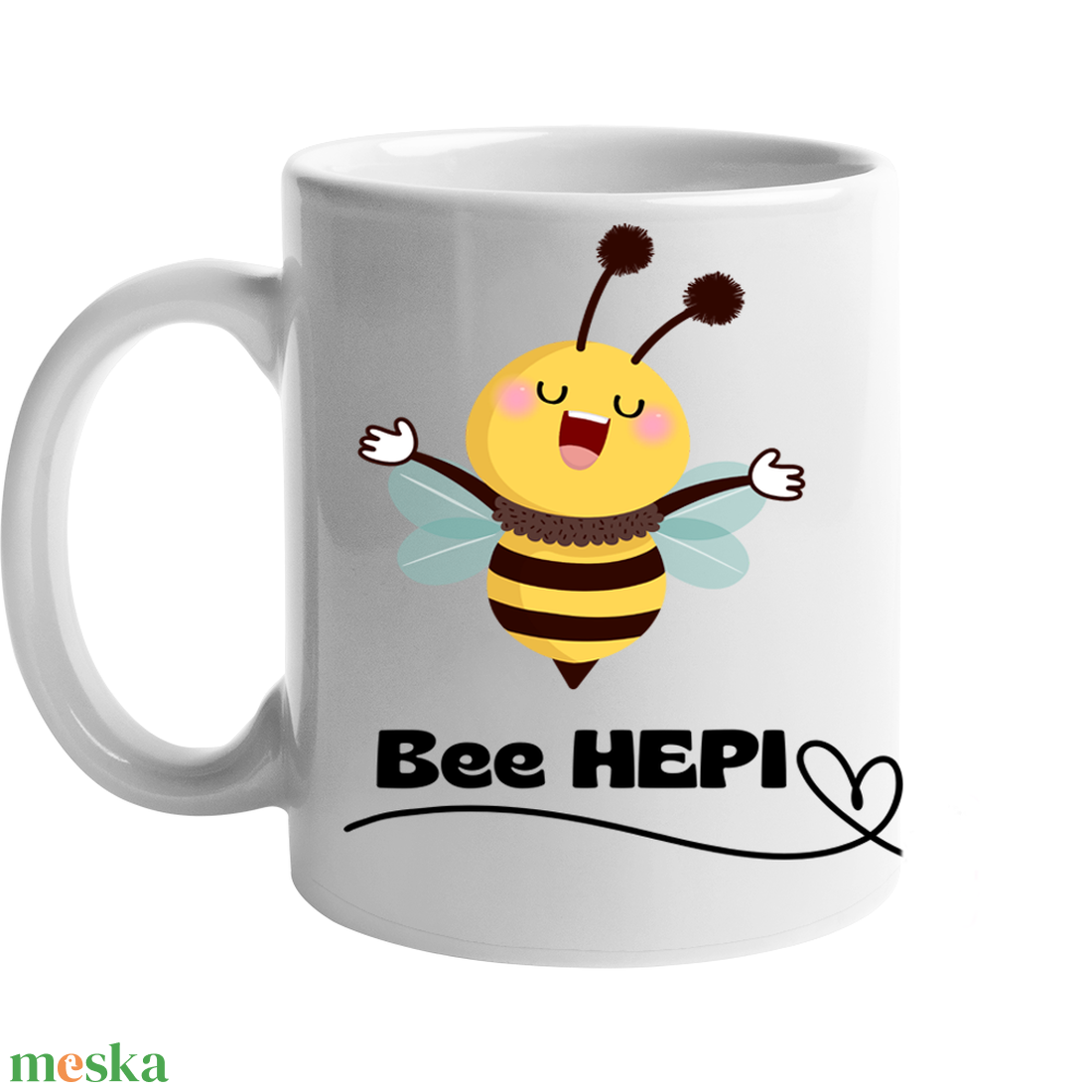 Bee Hepi bögre, 330 ml - otthon & életmód - konyhafelszerelés, tálalás - tálalás - bögre & csésze - Meska.hu Bee Hepi bögre, 330 ml - otthon & életmód - konyhafelszerelés, tálalás - tálalás - bögre & csésze - Meska.hu
