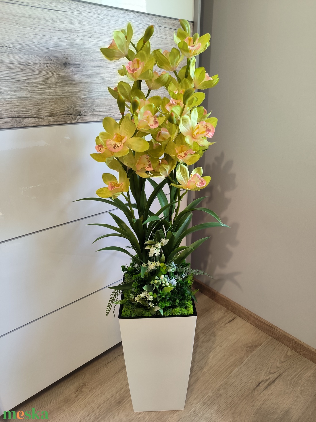 Mű csónakorchidea dekoráció - otthon & életmód - dekoráció - virágdísz és tartó - virágbox, virágdoboz - Meska.hu Mű csónakorchidea dekoráció - otthon & életmód - dekoráció - virágdísz és tartó - virágbox, virágdoboz - Meska.hu