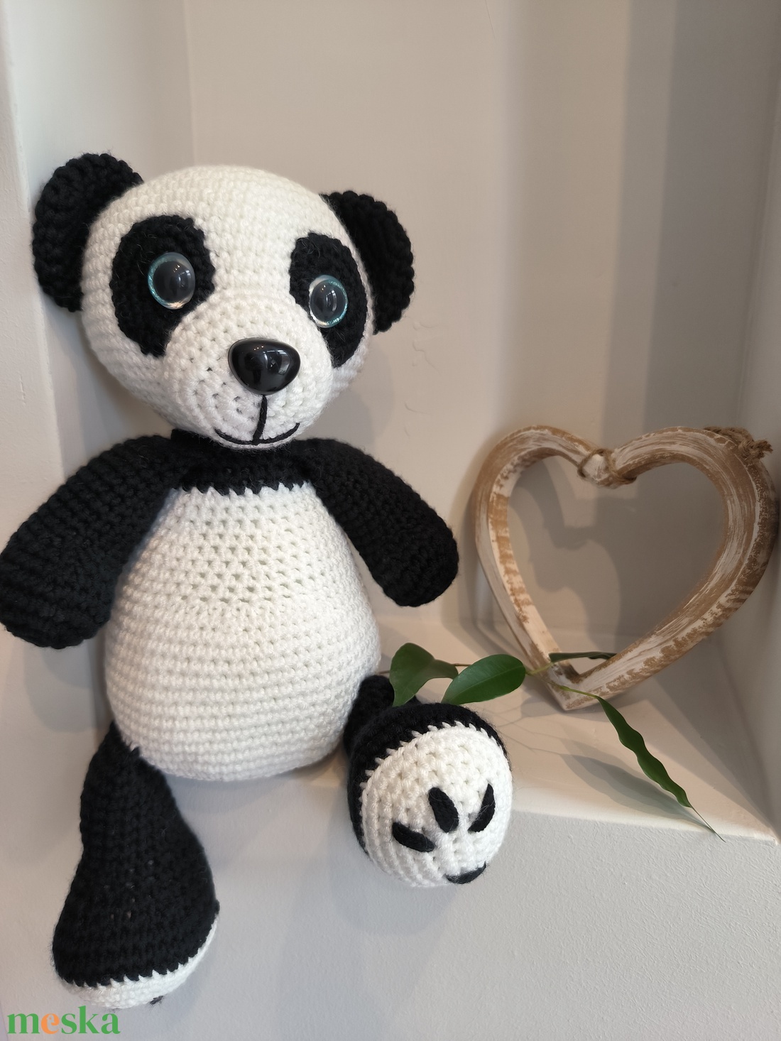 Horgolt panda - otthon & életmód - babaszoba, gyerekszoba - babaszoba dekoráció - Meska.hu Horgolt panda - otthon & életmód - babaszoba, gyerekszoba - babaszoba dekoráció - Meska.hu