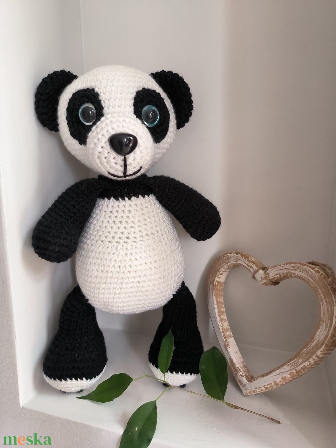 Horgolt panda - otthon & életmód - babaszoba, gyerekszoba - babaszoba dekoráció - Meska.hu Horgolt panda - otthon & életmód - babaszoba, gyerekszoba - babaszoba dekoráció - Meska.hu