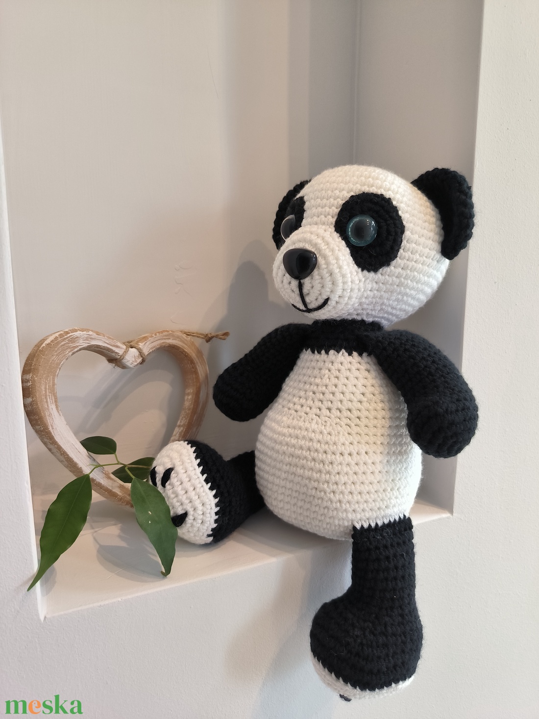 Horgolt panda - otthon & életmód - babaszoba, gyerekszoba - babaszoba dekoráció - Meska.hu Horgolt panda - otthon & életmód - babaszoba, gyerekszoba - babaszoba dekoráció - Meska.hu