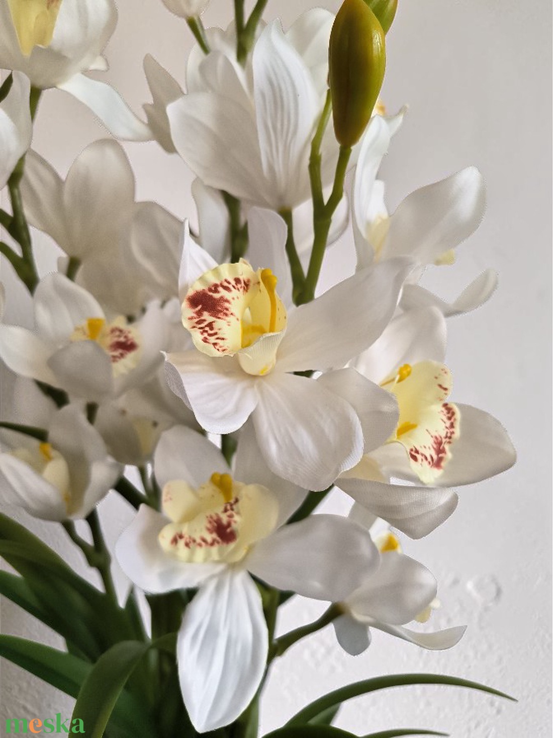 Mű csónakorchidea dekoráció - otthon & életmód - virágdekoráció - virágok - virágbox - Meska.hu