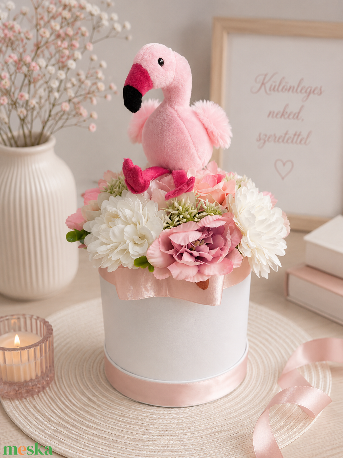 Elegáns virágbox különböző alkalmakra - otthon & életmód - virágdekoráció - virágok - virágbox - Meska.hu
