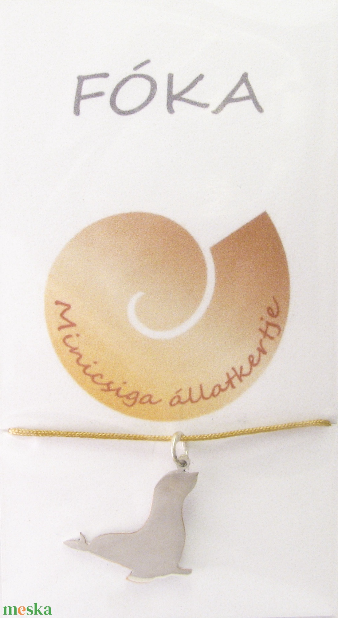 Ezüst fóka medál - Minicsiga állatkertje - ékszer - nyaklánc - medál - Meska.hu Ezüst fóka medál - Minicsiga állatkertje - ékszer - nyaklánc - medál - Meska.hu