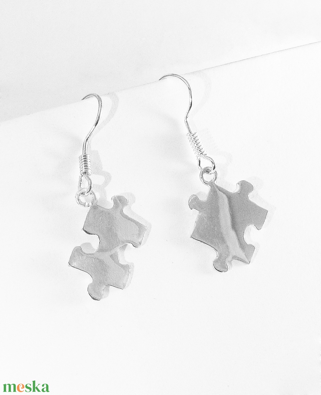 Puzzle, kirakó fülbevaló II. - ékszer - fülbevaló - lógó fülbevaló - Meska.hu Puzzle, kirakó fülbevaló II. - ékszer - fülbevaló - lógó fülbevaló - Meska.hu