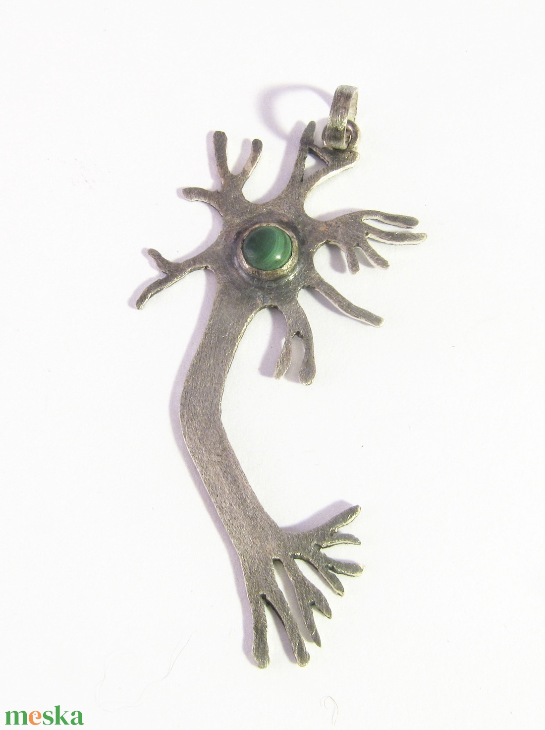 Neuron / idegsejt medál rózsakvarcal - ékszer - nyaklánc - medál - Meska.hu