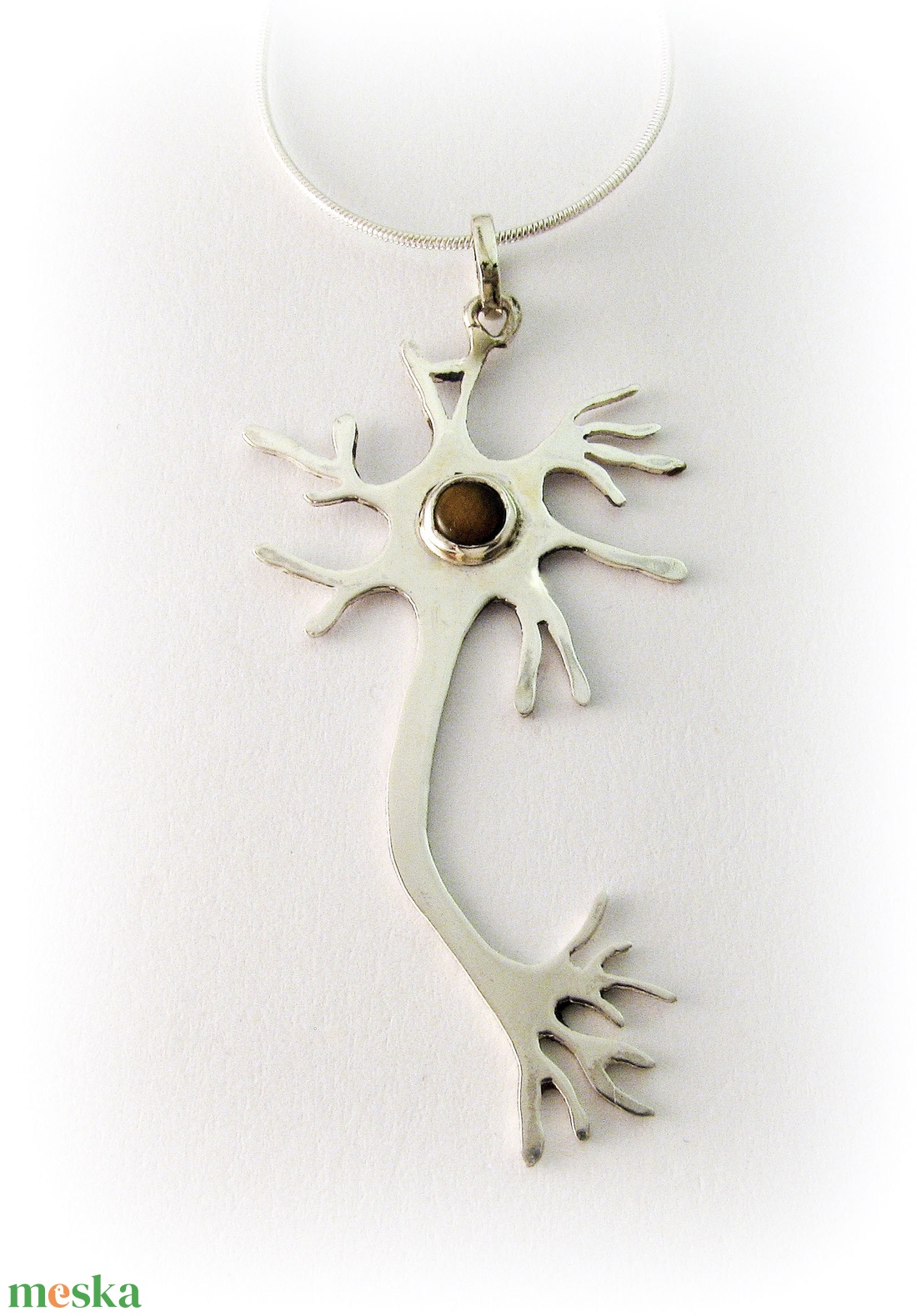Neuron medál ásvánnyal - ékszer - nyaklánc - medál - Meska.hu