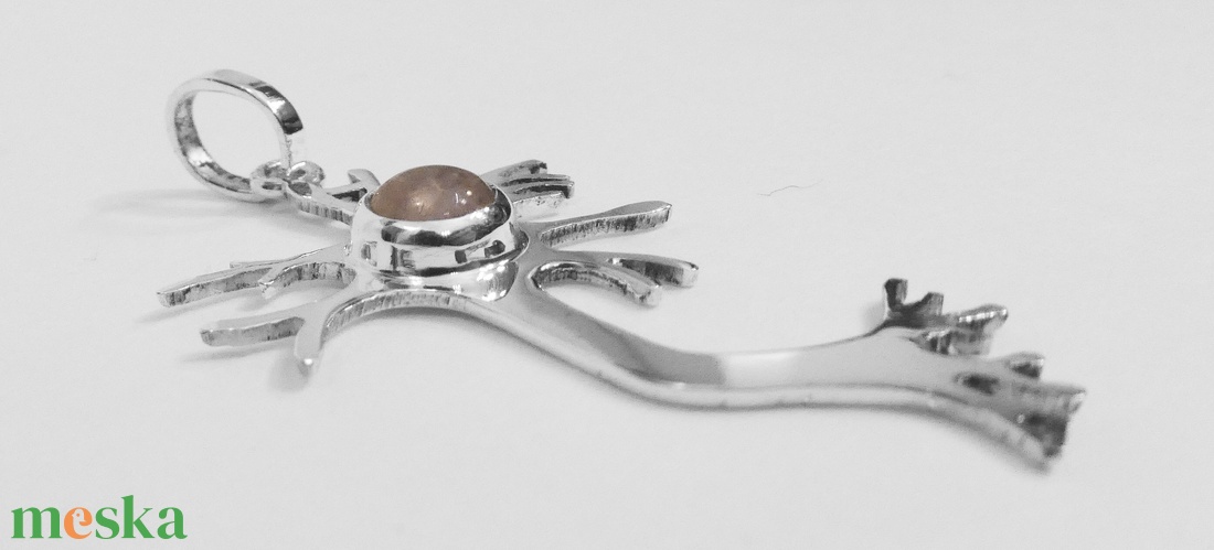 Neuron medál ásvánnyal - ékszer - nyaklánc - medál - Meska.hu