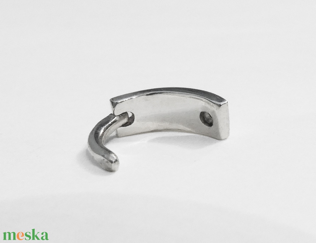 Ezüst köldök piercing - ékszer - lábdísz és testékszer - piercing, fejdísz - Meska.hu