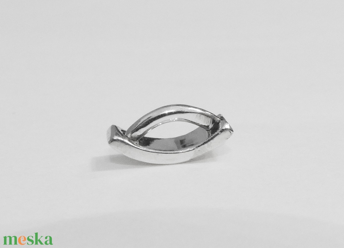 Ezüst köldök piercing - ékszer - lábdísz és testékszer - piercing, fejdísz - Meska.hu