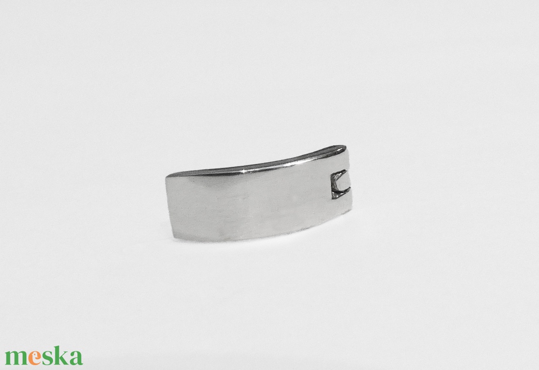 Ezüst köldök piercing - ékszer - lábdísz és testékszer - piercing, fejdísz - Meska.hu