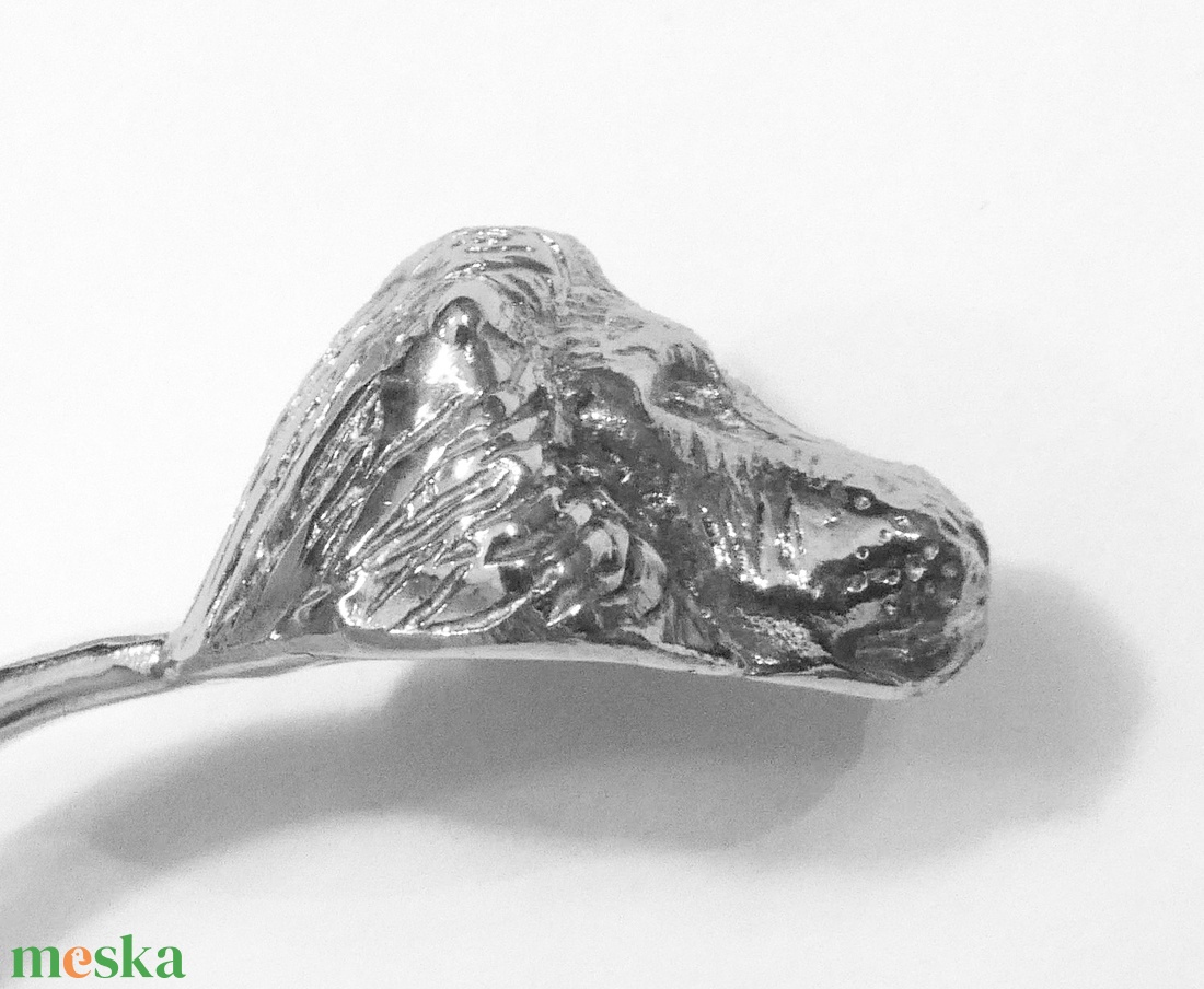 Ezüst oroszlános karkötő, karperec - ékszer - karkötő - karperec - Meska.hu