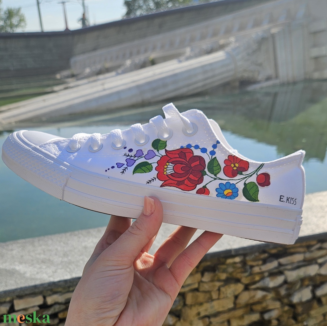 Custom Converse - Kalocsai - ruha & divat - cipő & papucs - cipő, szandál - Meska.hu