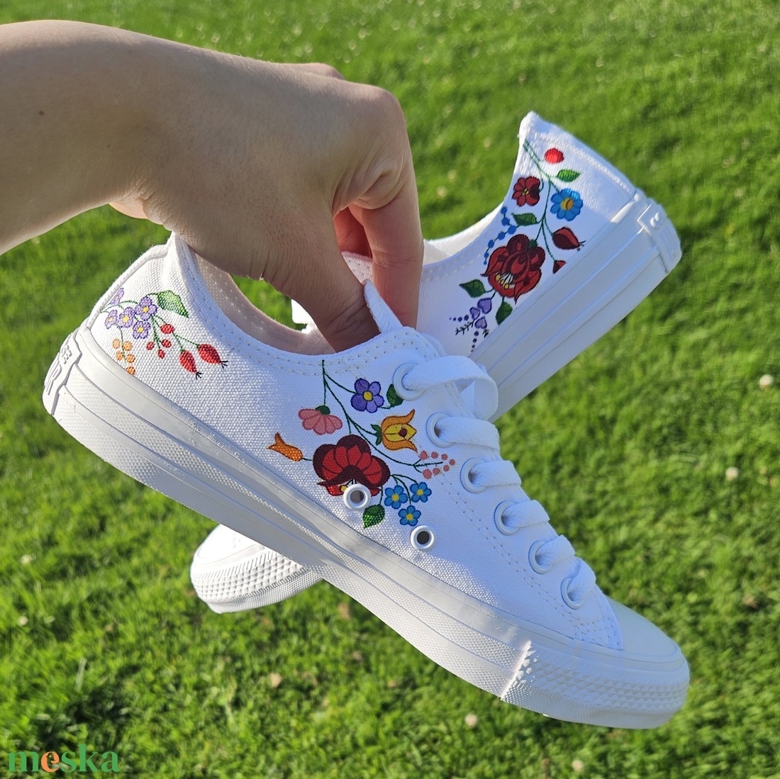 Custom Converse - Kalocsai - ruha & divat - cipő & papucs - cipő, szandál - Meska.hu
