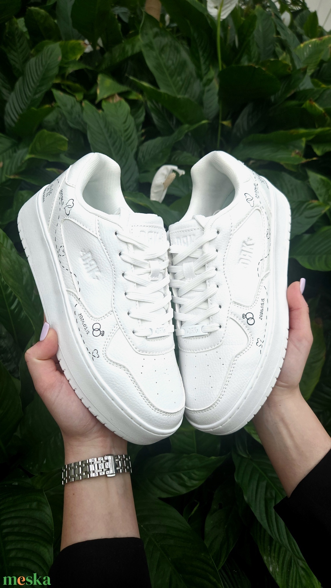 Wedding DRK - páros egyedi esküvői cipő - esküvő - cipő és cipőklipsz - Meska.hu