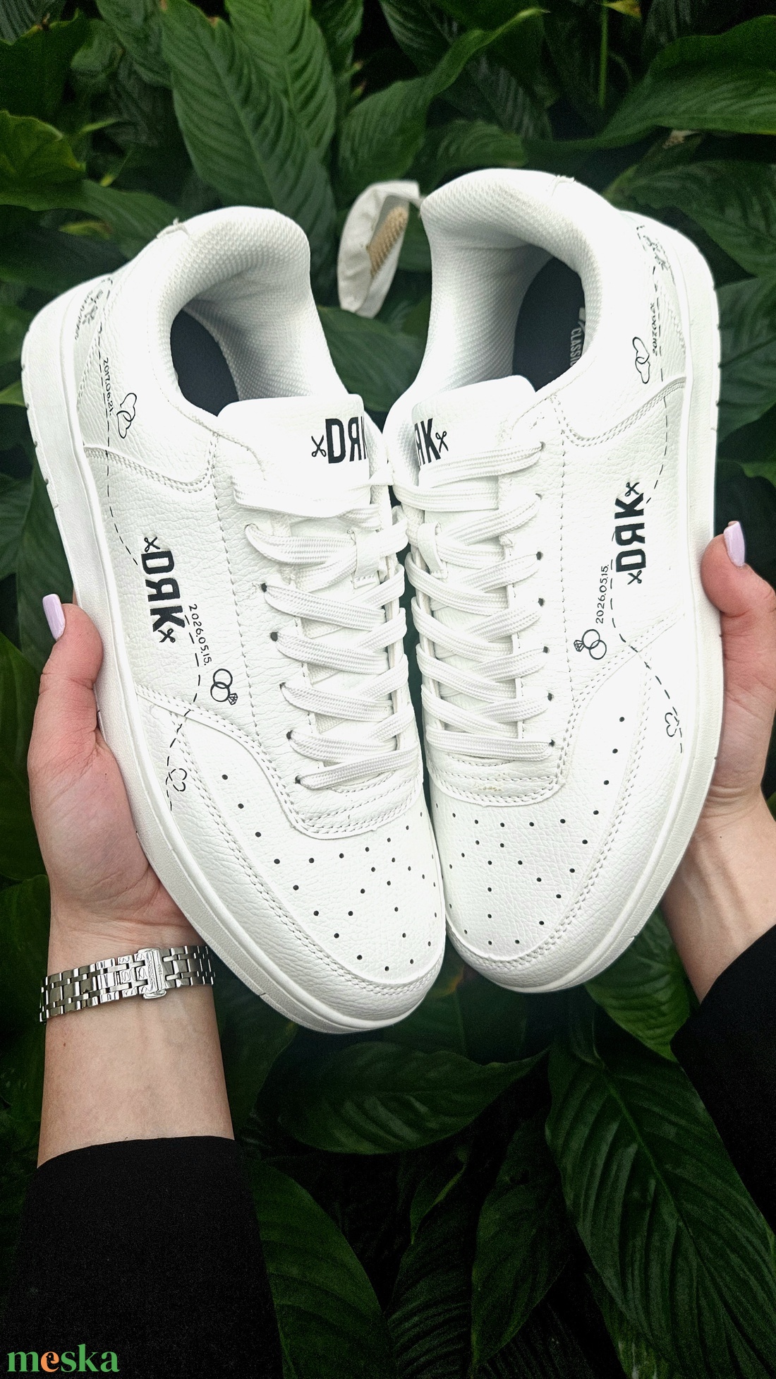 Wedding DRK - páros egyedi esküvői cipő - esküvő - cipő és cipőklipsz - Meska.hu