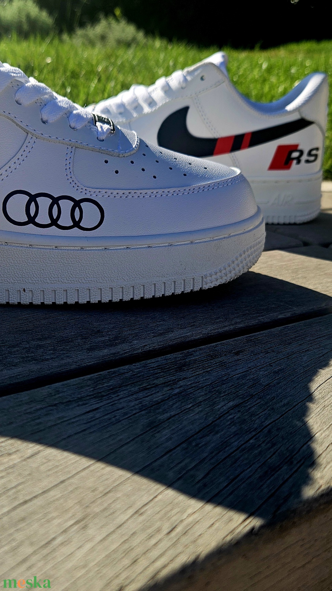 Custom Nike AF1 - Audi - ruha & divat - cipő & papucs - cipő, szandál - Meska.hu