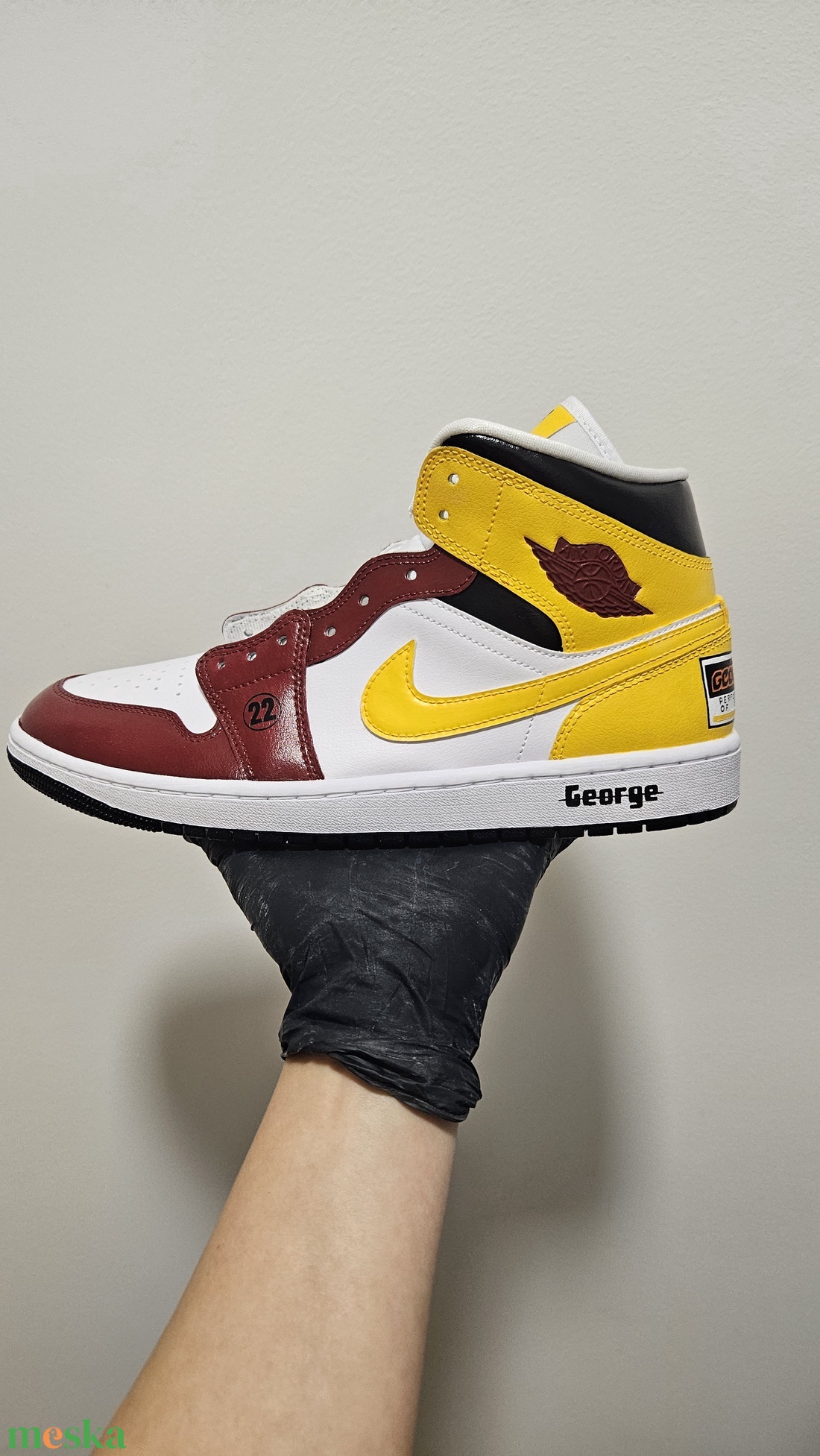 Custom Nike Air Jorden - George - ruha & divat - cipő & papucs - cipő, szandál - Meska.hu Custom Nike Air Jorden - George - ruha & divat - cipő & papucs - cipő, szandál - Meska.hu