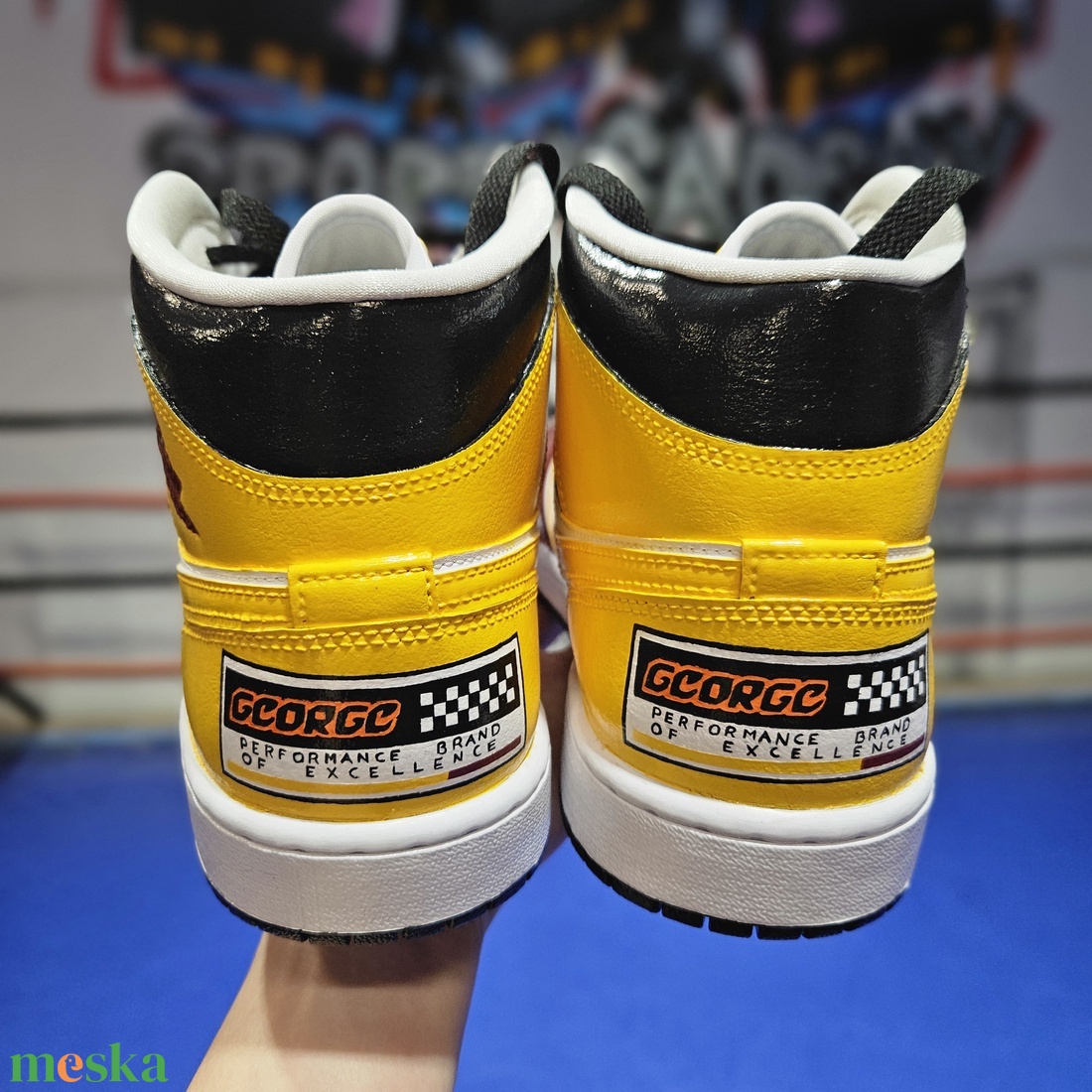 Custom Nike Air Jordan - George - ruha & divat - cipő & papucs - cipő, szandál - Meska.hu Custom Nike Air Jordan - George - ruha & divat - cipő & papucs - cipő, szandál - Meska.hu