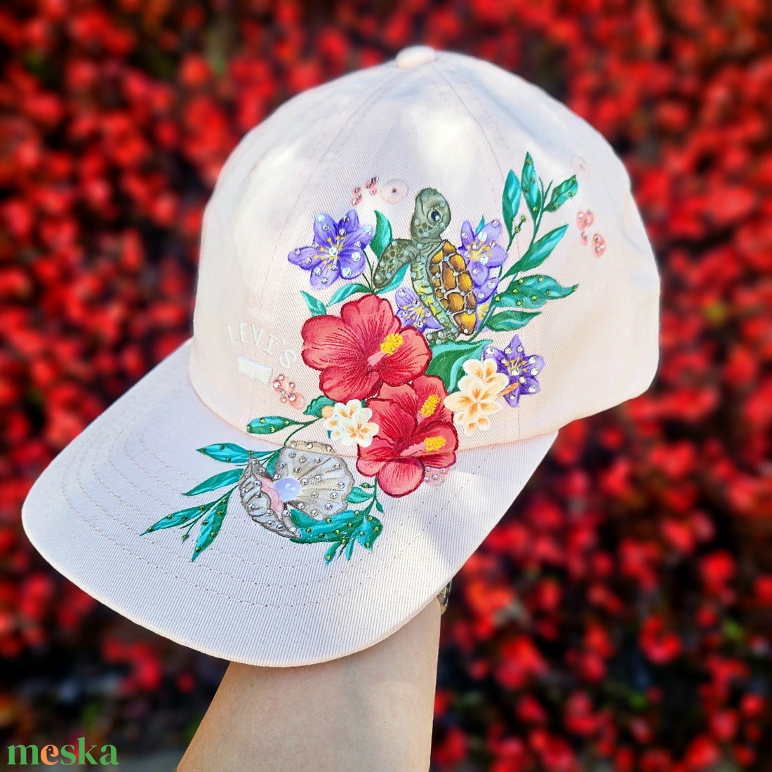 Custom baseball cap - Swarovski Florest - ruha & divat - sál, sapka, kendő - sapka - Meska.hu Custom baseball cap - Swarovski Florest - ruha & divat - sál, sapka, kendő - sapka - Meska.hu