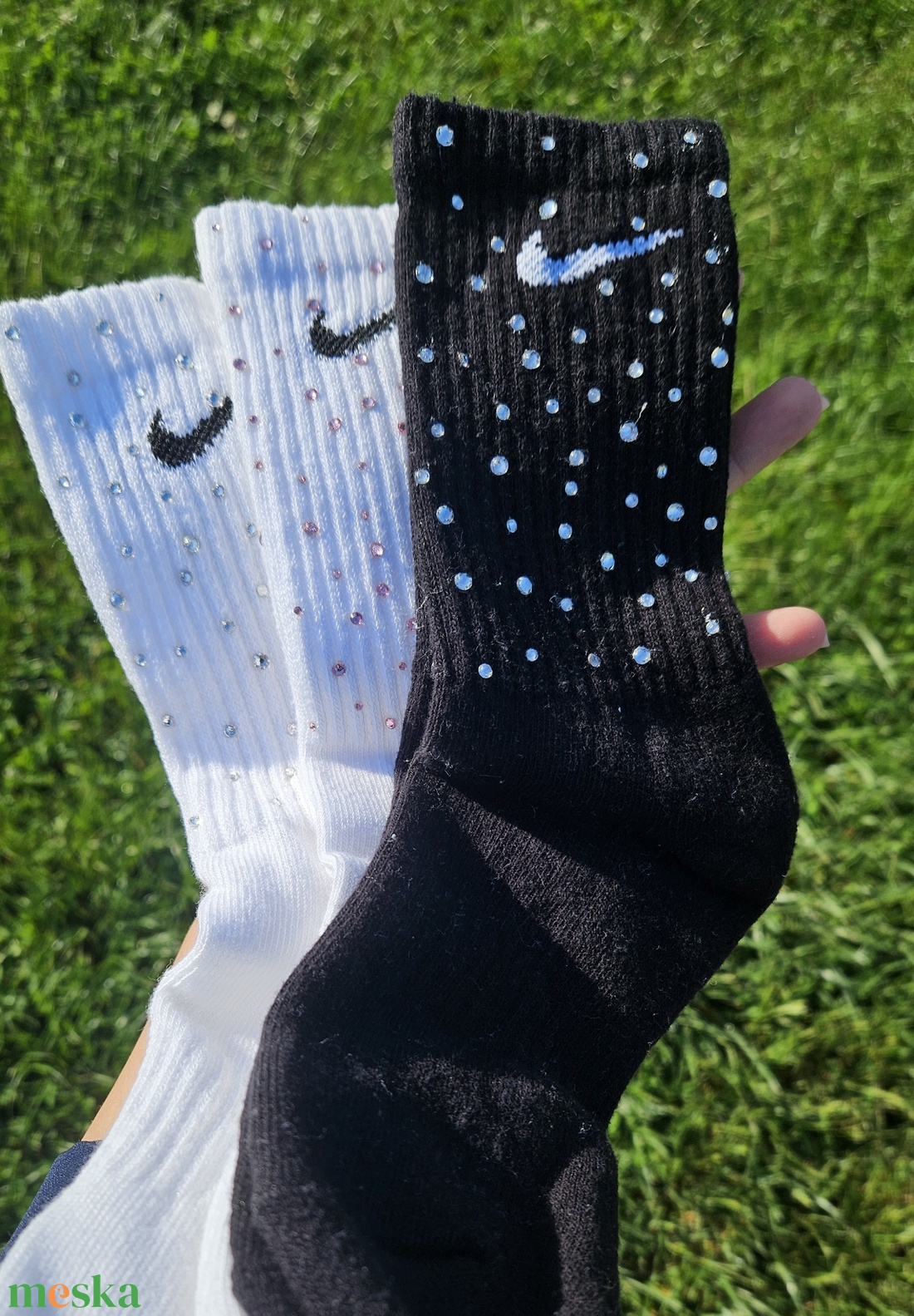 Swarovski Nike zokni - ruha & divat - cipő & papucs - zokni - Meska.hu Swarovski Nike zokni - ruha & divat - cipő & papucs - zokni - Meska.hu