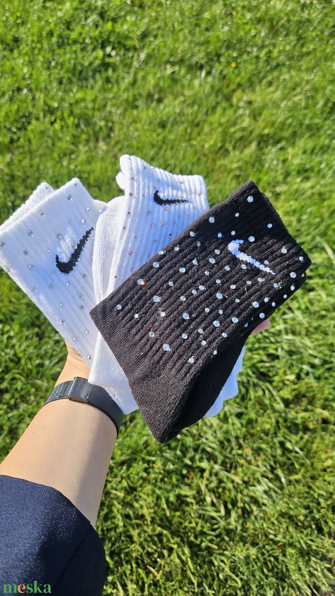 Swarovski Nike zokni - ruha & divat - cipő & papucs - zokni - Meska.hu Swarovski Nike zokni - ruha & divat - cipő & papucs - zokni - Meska.hu