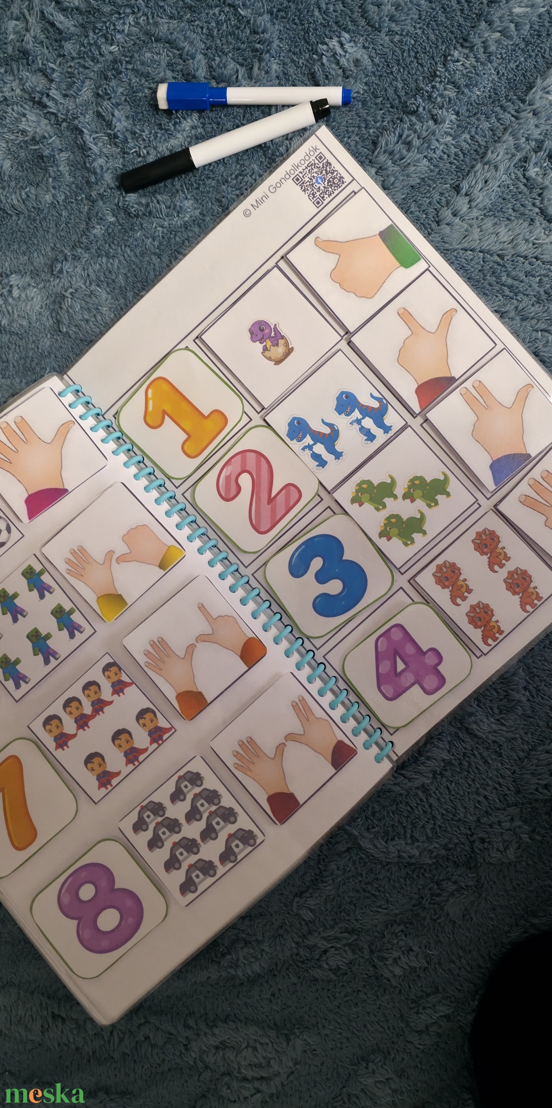 Aktív fejlesztő csomag - játék & sport - készségfejlesztő és logikai játék - szín és formaválogató játékok - Meska.hu