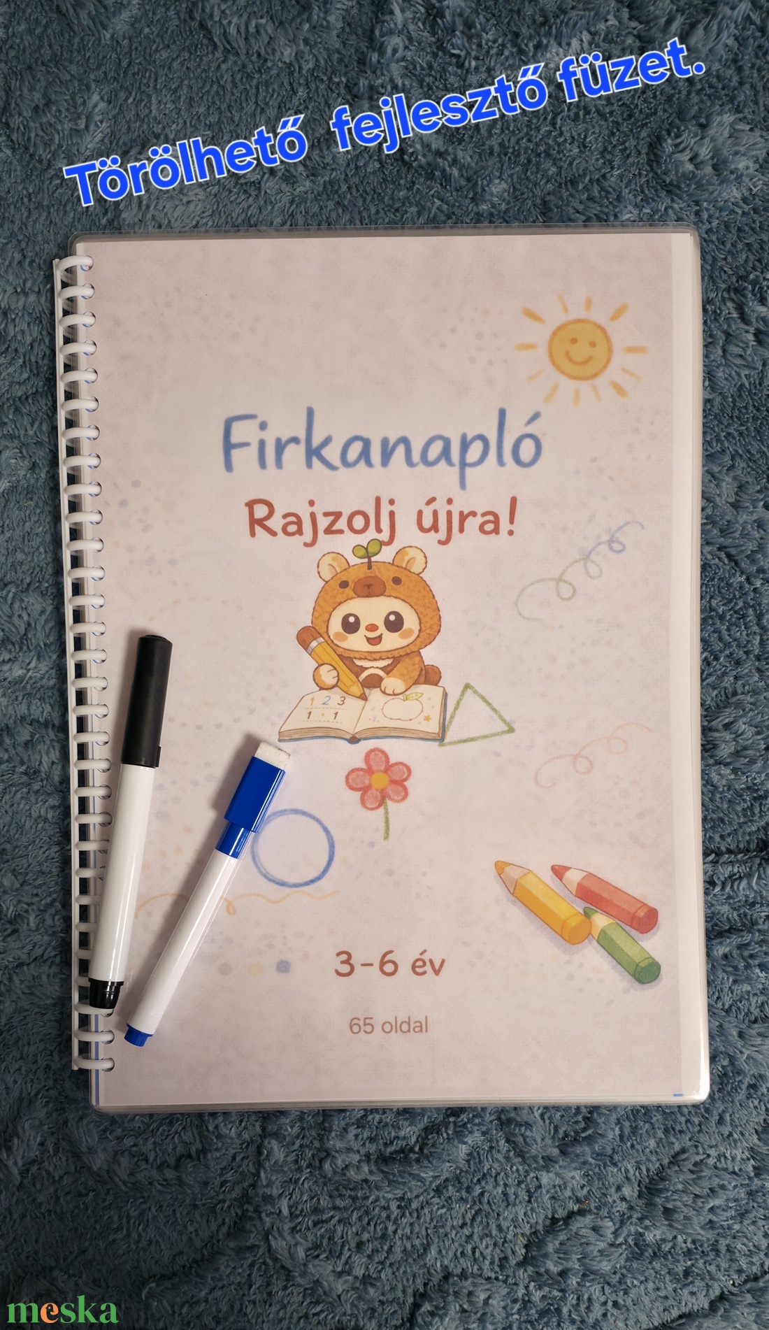 Interaktív fejlesztő füzet  - játék & sport - készségfejlesztő és logikai játék - logikai játékok - Meska.hu