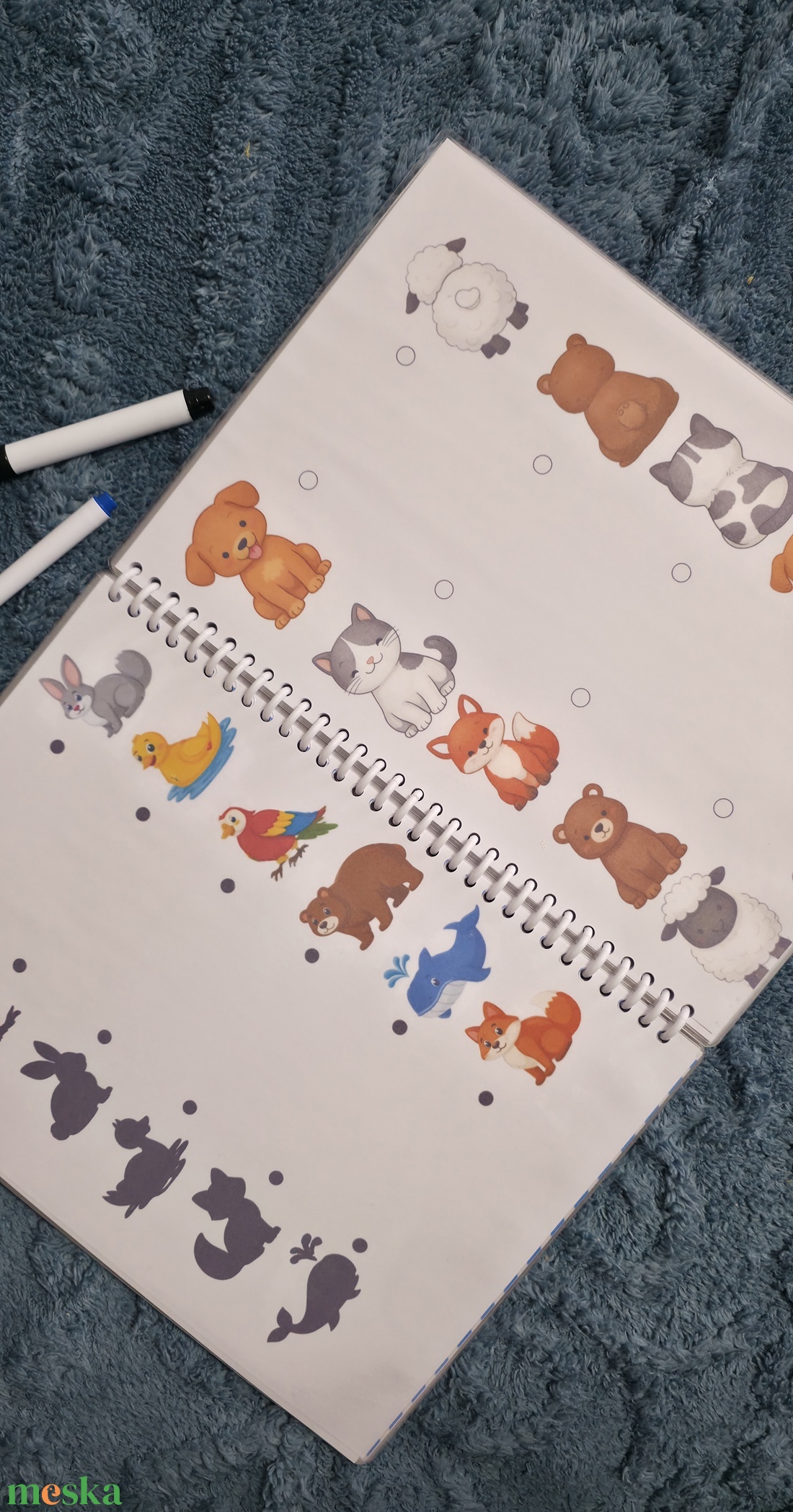 Interaktív fejlesztő füzet  - játék & sport - készségfejlesztő és logikai játék - logikai játékok - Meska.hu