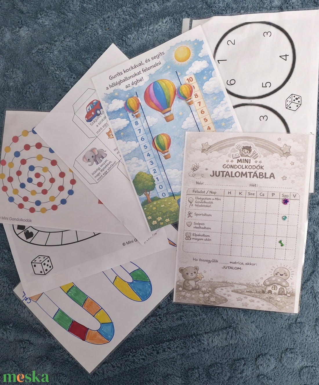 Online pdf fejlesztő csomag  - játék & sport - készségfejlesztő és logikai játék - logikai játékok - Meska.hu