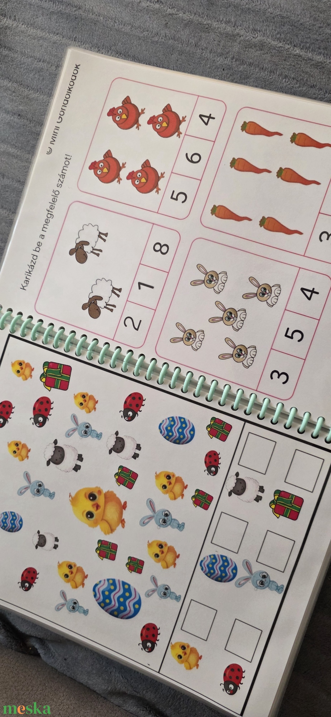 Húsvéti aktív fejlesztő füzet  - játék & sport - készségfejlesztő és logikai játék - logikai játékok - Meska.hu