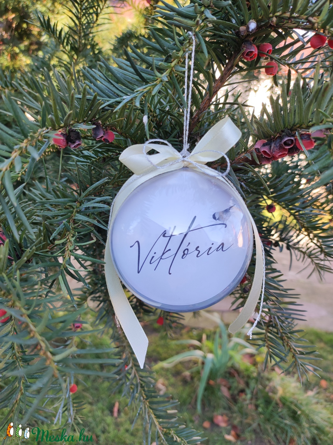 Névre szóló/Egyedi feliratot tartalmazó akril gömb karácsonyfadísz - karácsony - karácsonyi lakásdekoráció - karácsonyfadíszek - Meska.hu Névre szóló/Egyedi feliratot tartalmazó akril gömb karácsonyfadísz - karácsony - karácsonyi lakásdekoráció - karácsonyfadíszek - Meska.hu