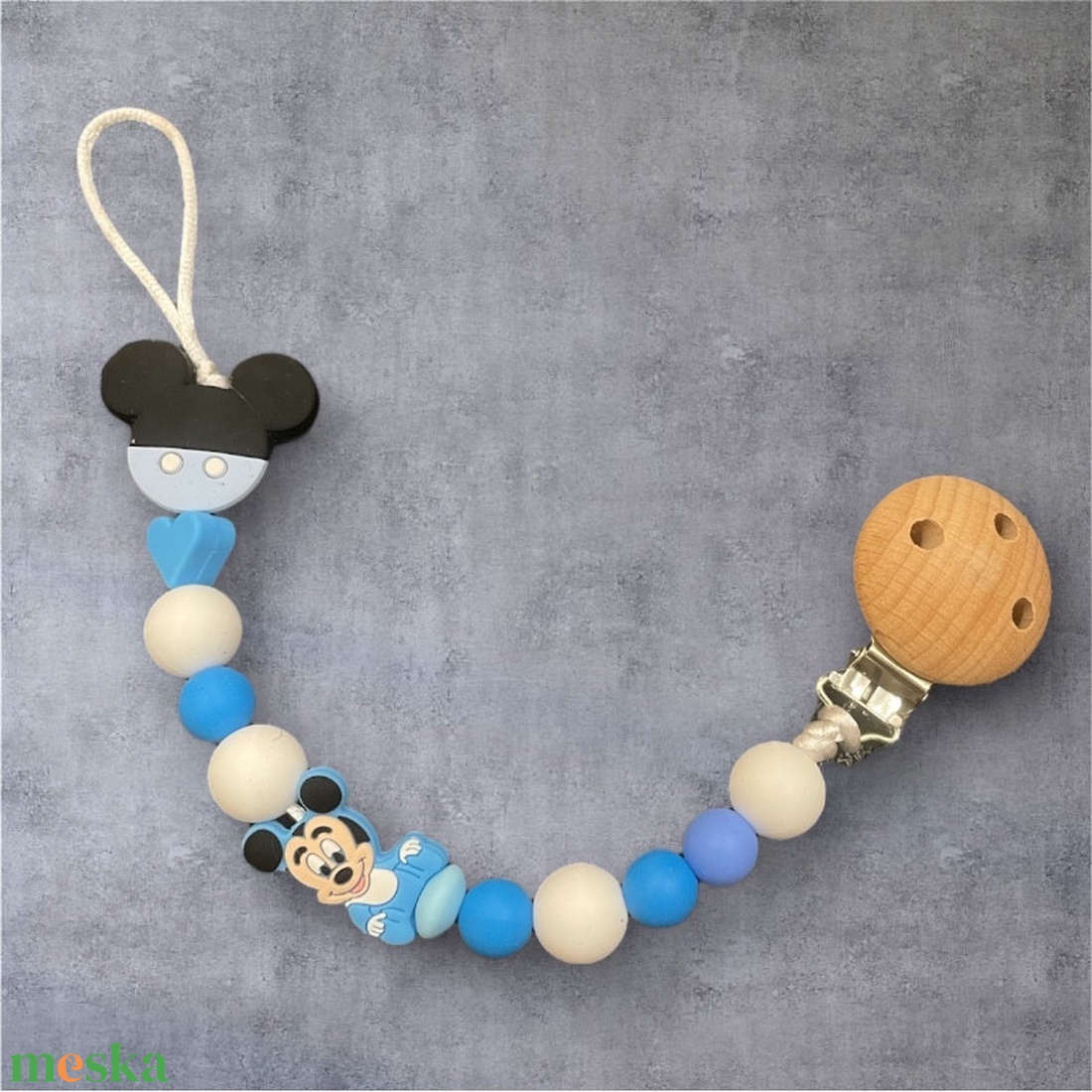 Egyedi, neves cumilánc Mickey egér akciós termékkép 1
