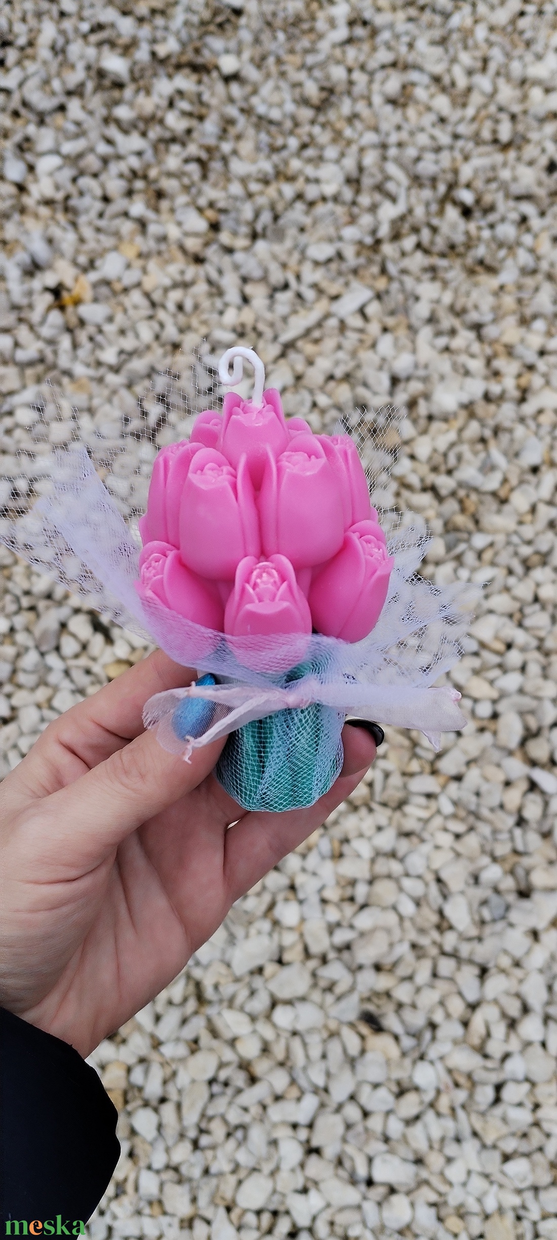 Gyertya tulipán csokor - otthon & életmód - gyertya, illat, aroma - gyertya - Meska.hu
