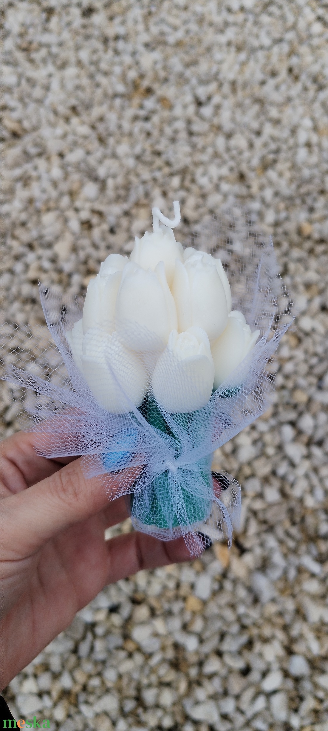 Gyertya tulipán csokor - otthon & életmód - gyertya, illat, aroma - gyertya - Meska.hu