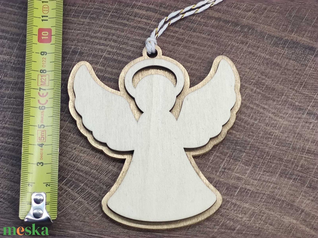 Karácsonyi angyal - karácsonyfadísz - karácsony - karácsonyi lakásdekoráció - karácsonyi manók, figurák - Meska.hu