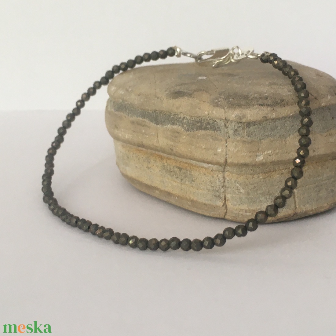  TÜDŐvédő Pirit karkötő - ékszer - karkötő - bogyós karkötő - Meska.hu