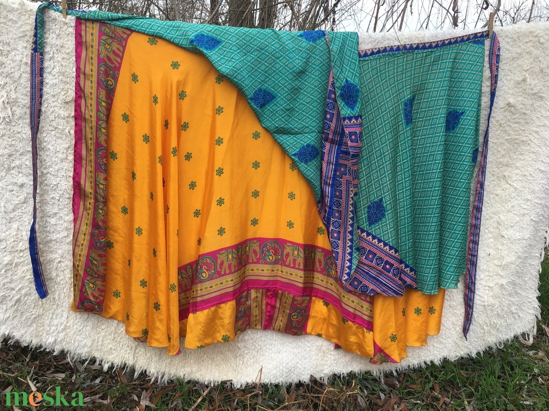 Elefántos - lapszoknya 2in1 - ruha & divat - női ruha - szoknya - Meska.hu